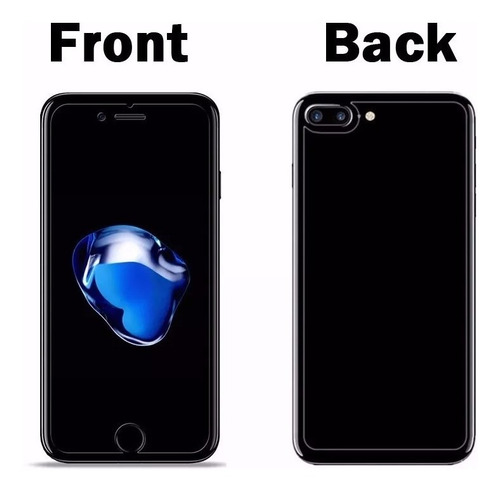 Película De Vidro Frente Verso Temperado iPhone 7 8 Plus 5.5
