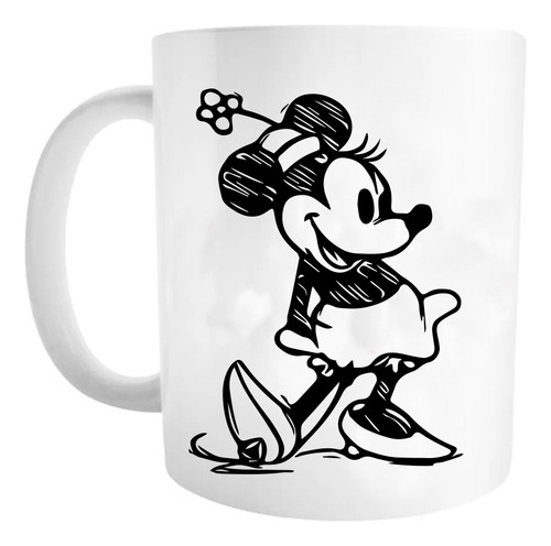 Taza Minnie Mouse #12 Blanco Minnie Mouse 12