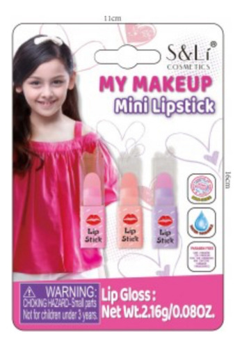 Juego De Maquillaje, Lápiz De Labio Papelería Colibrí