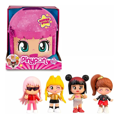 Pinypon Super Stars 4 Figuras Exclusivas Famosa