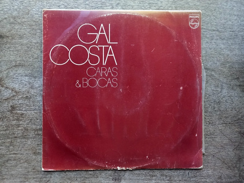 Disco Lp Gal Costa - Caras E Bocas (1978) Uruguay R15