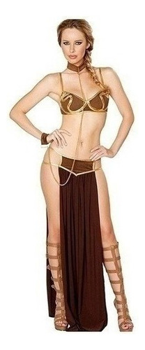 Disfraz De Princesa Leia Slave Cosplay