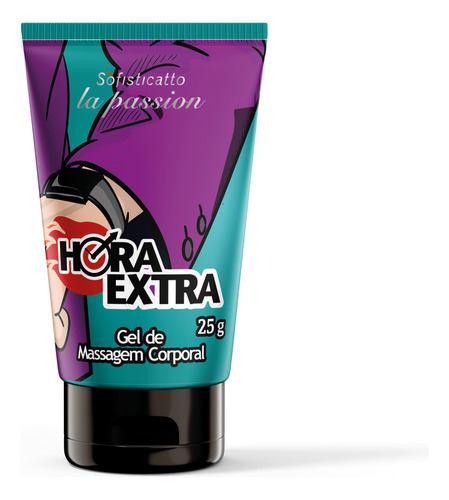 Gel De Massagem Corporal Hora Extra 25g Fragrância Neutro