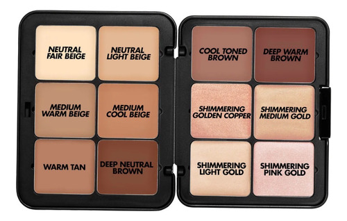 Make Up For Ever Hd Cream Contour & Highlight/ Maquillaje Nude