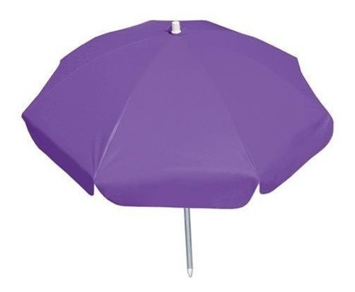 Guarda Sol Praia Aluminio Lona Pvc 2,00 Mt Sombreiro Fps 100