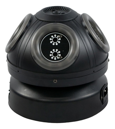 Laser Giratorio Rgb Con Aros Led Rgb Dmx Dj Fiesta