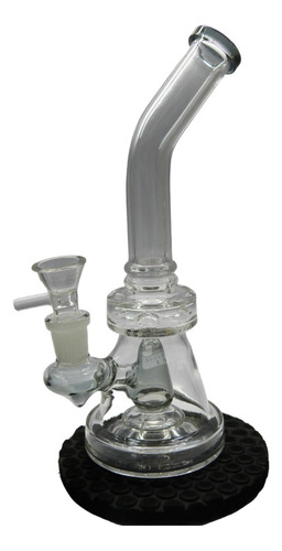 Bong Percolador  100% Vidrio Pipa De Agua +  Tapete