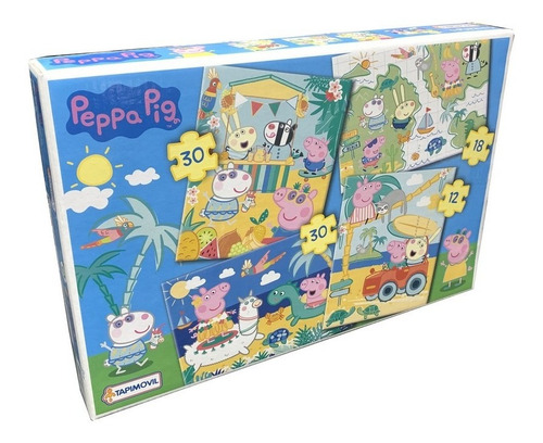 Rompecabezas 4 En 1 Peppa Pig Art 06353 Loonytoys