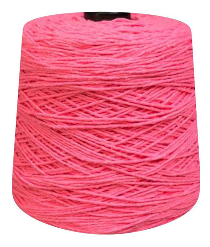 Barbante Colorido Número 6 Fios Para Crochê 1 Kg Prial Cor Rosa Neon