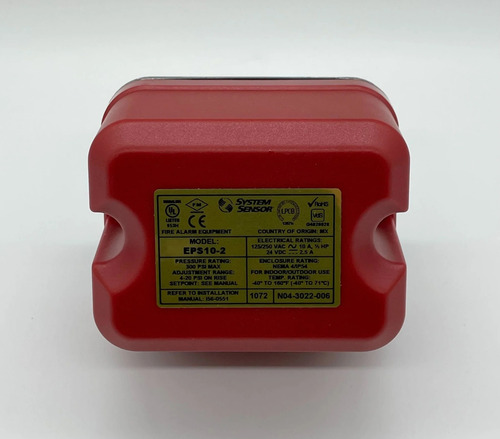 Switch De Presion 10 Psi 2-spdt Mod. Eps10-2 System Sensor