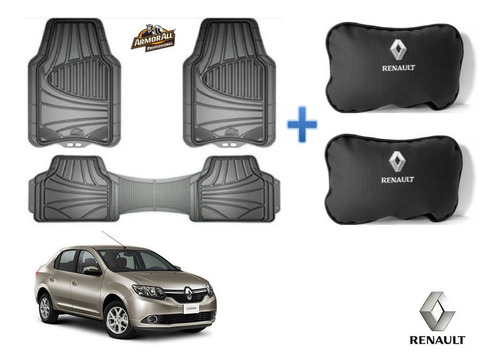 Kit Tapetes Armor All + Cojines Renault Logan 2015 A 2020