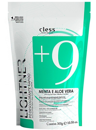 Lightner Pó Descolorante Rápido - Menta E Aloe Vera 300g