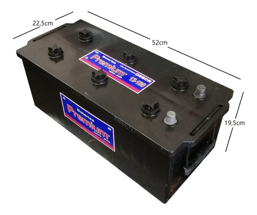 Imagen 2 de 9 de Bateria Premium 12x180 P180 Servicio Pesado Reforzada