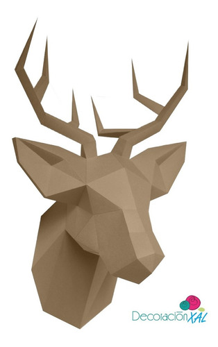 Imagen 4 de 6 de Cabeza De Venado Papercraft Papiroflexia