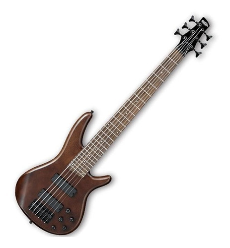 Bajo Eléctrico Ibanez Gsr256b 6 Cuerdas Walnut Flat