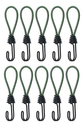 10x Correas De Con Ganchos, Mini Correas De, Ganchos Verde