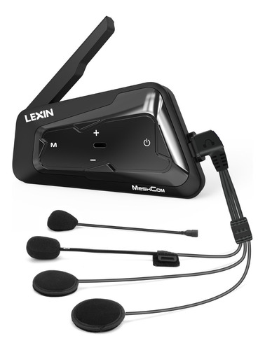 Auriculares De Malla Lexin Mtx Para Motocicleta, Intercomuni