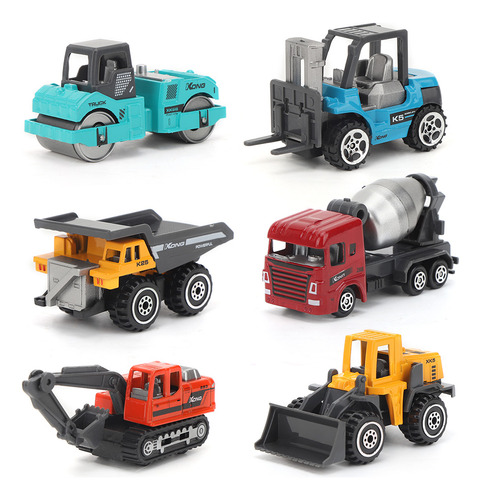 Brinquedos De Engenharia De Mini Caminhões De Liga Leve Mode