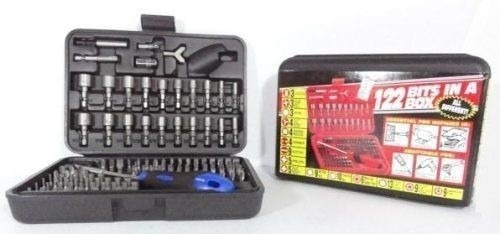 Juego De Puntas Intercambiables + Destornillador 122 Piezas