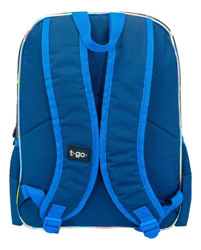 Mochila T-go Escolar 16 Pulgadas Para Nene Niños Infantil Color Azul Diseño de la tela 3 ESTRELLAS F1