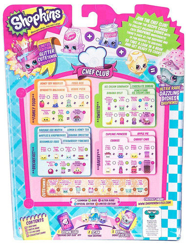 Shopkins Chef Club 5 Paquete