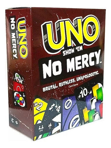 Juego De Mesa Uno No Mercy Juego De Cartas