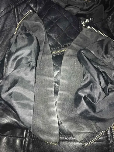 Stradivarius chamarra negra hotsell