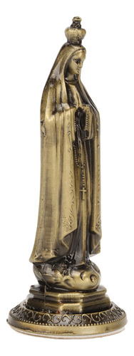 Mini Estatua De La Virgen Tallada A Mano, Fácil De Limpiar,