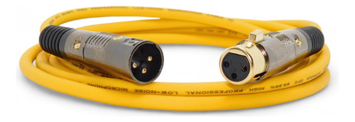 Cable Canon A Canon Para Microfonos Shure Gold  Low Noise 