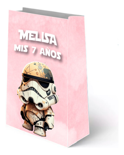 Starwars - Bolsitas Golosineras X10unidades Rosa