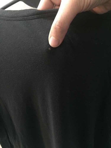 Remera Chomba Henley American EagleNegra Talle L