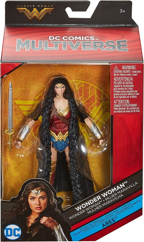Dc Multiverse Figura Wonder Woman Ares Caja Dañada