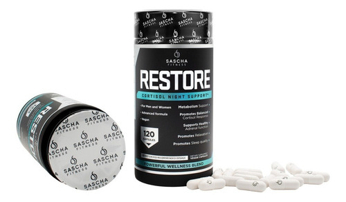 Sascha Fitness Restore 120 Capsulas Fit 9 Nocturno Restore