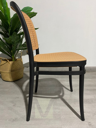 Set 4 Sillas Comedor/terraza/camping Rattan Modelo Lombardia