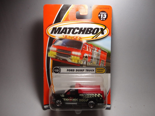Matchbox Ford F Series Dump Truck Tolva Edicion Año 2001