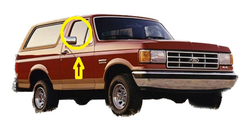 Cristal De Puerta Delantera Derecha Ford Bronco 1987-1989