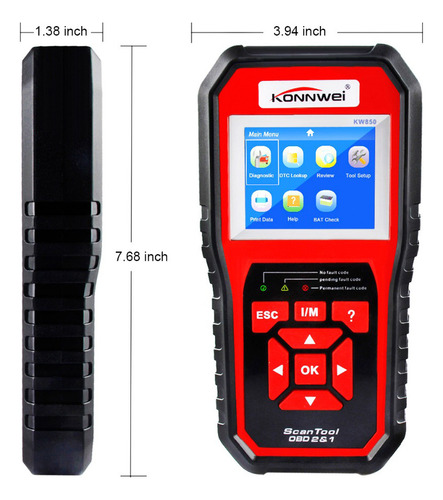Lector Universal Code Reader Code Car Universal 850 Scanner