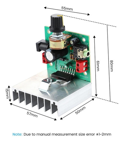 Tarjeta De Audio, Módulo Amplificador De Audio, Tda7377