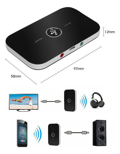 Transmisor Bluetooth Para Computadora, Señal De Audio Dos En