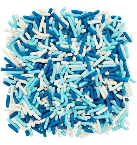 Sprinkles Mix Grana Azul Celeste Blanco 324g Wilton Belgrano