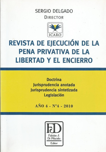 Revista Ejecución Pena Privativa Libertad Y Encierro 4