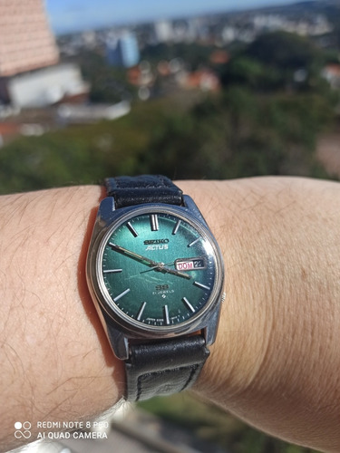 Sensacional Seiko Actus Verde Metálico Automático Fab. 03/70