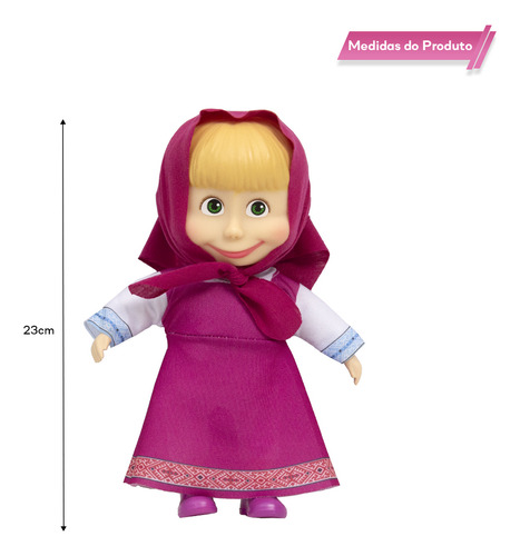 Boneca Masha Com Closet 2567 Cotiplás