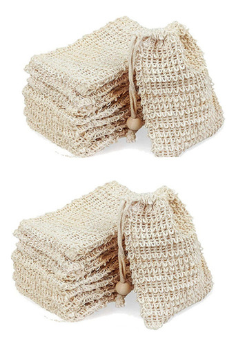 Mz A Paquete De 60 Bolsas Exfoliantes De Malla For Jabón