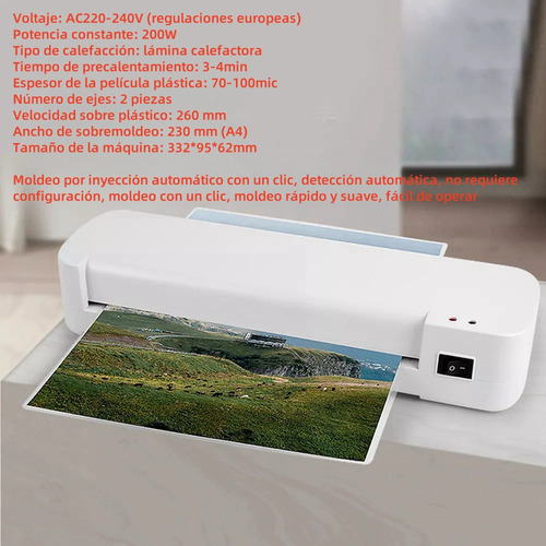 Laminadora A4 Para Plastificar Documentos