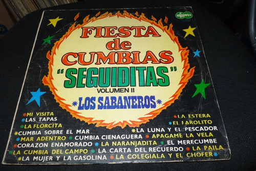 Jch- Los Sabaneros Vol. 2 Fiesta De Cumbias Seguiditas Lp