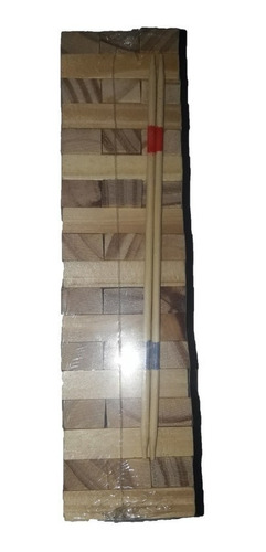 Kae Mini Chico Bisonte Juego Habilidad Jenga Madera Chico