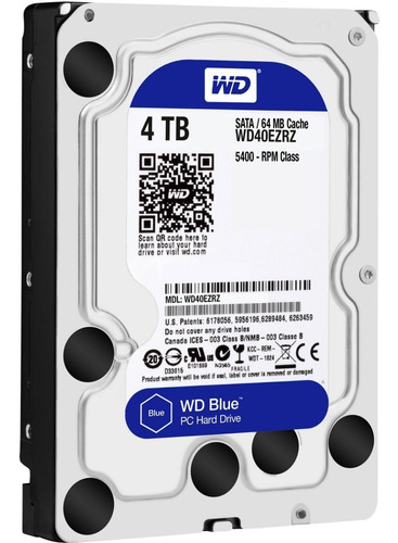 Disco Duro Western Digital 4tb Azul