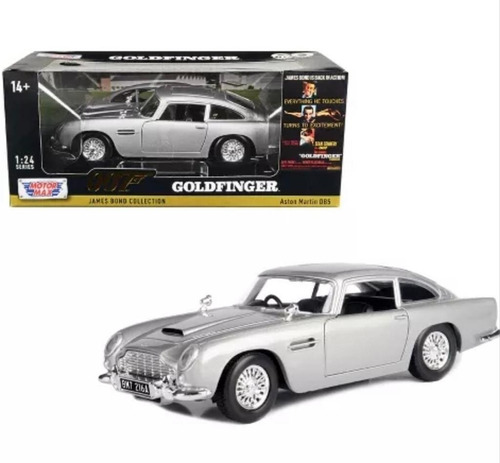 Aston Martin Db5 Motormax 007 Goldfinger 1/24