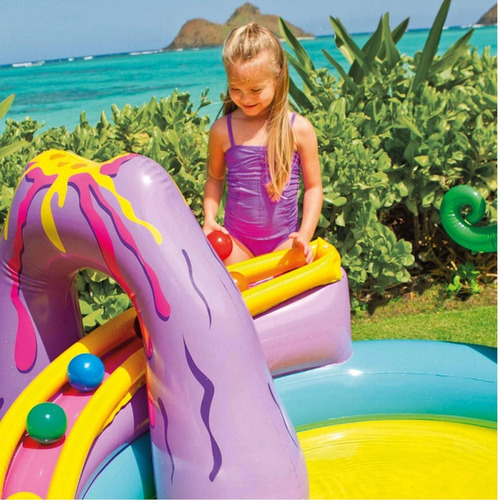 Imagen 5 de 8 de Play Center Juego Inflable Dinoland Intex 333x229x112cm